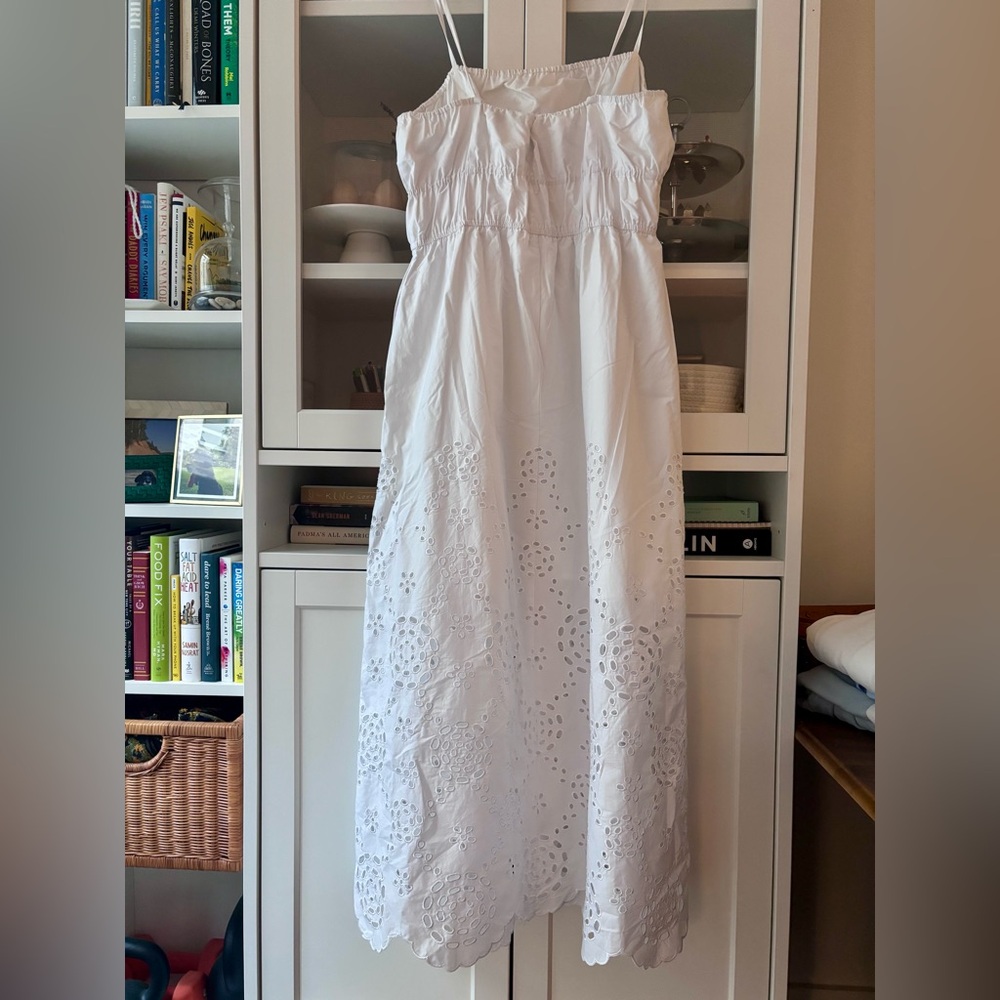 Madewell White Eyelet Maxi Dress